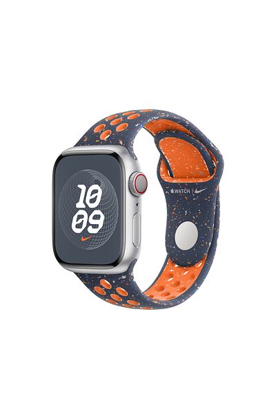 Apple 41mm Blue Flame Nike Sport Band - M/L
