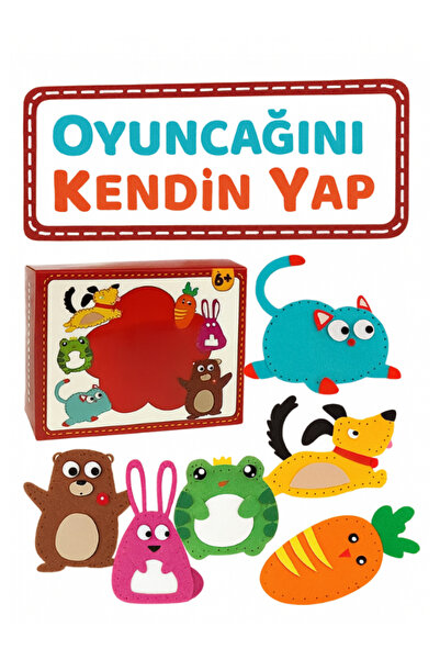Pufino 6'lı Dikiş Nakış Kiti Çocuklar Için Zeka Ve Hayal Gücü Geliştirici Oyu...