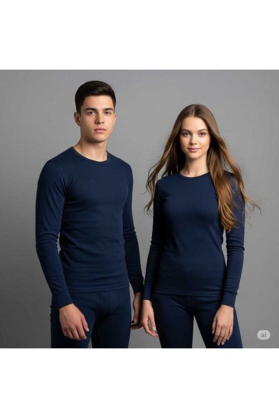 Isıl Termal |   Unisex Winter Thermal Suit (Navy Blue)