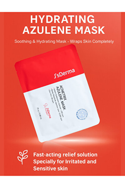 J'sDerma Acnetrix Azulene Face Sheet Mask With Niacinamide – Pack Of 10