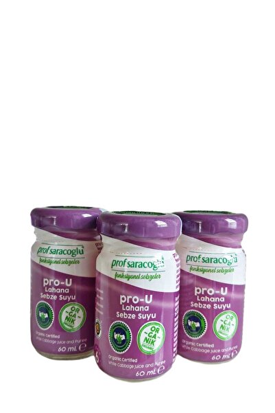 prof saracoglu Pro U Organik Lahana Sebze Shot (5 X 60 ML)