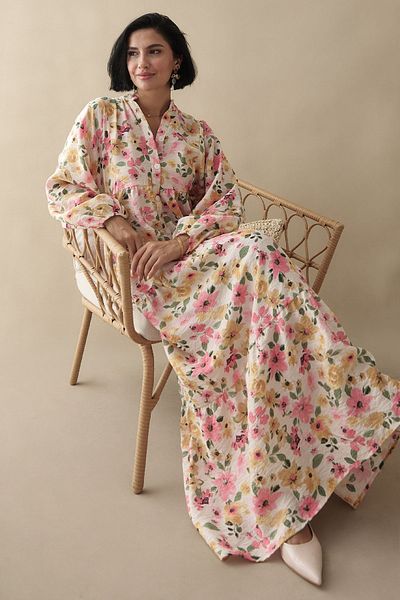 InStyle Sardinia Pink Mango Dress