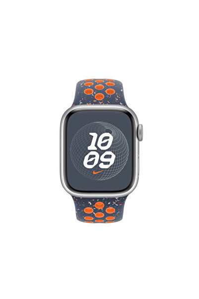 Apple سوار Nike الرياضي باللون الأزرق مقاس 41 مم - M/L