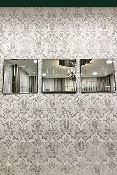 AYNACIZADE Dekoratif Üçlü Set Duvar Aynası