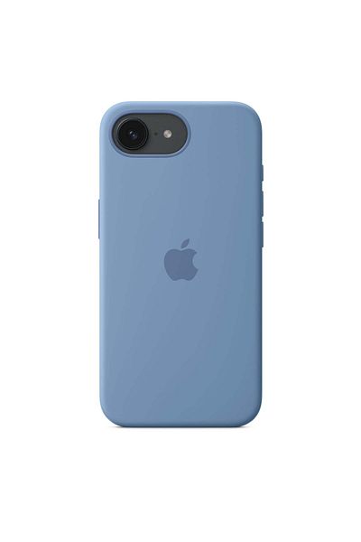 Apple iPhone 16e Silicone Case – Winter Blue