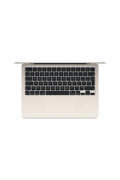 Apple جهاز MacBook Air مقاس 13 بوصة: شريحة Apple M3 مع وحدة معالجة مركزية 8 نواة ووحدة معالجة رسومات 10 نواة، وذاكرة وصول عشوائي سعتها 16 جيجابايت ومحرك أقراص SSD سعة 512 جيجابايت - Starlight