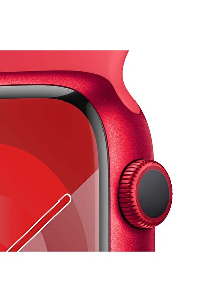 Apple Watch Series 9 GPS 41mm (PRODUCT)RED Aluminium Case with (PRODUCT)RED Sport Band - S/M