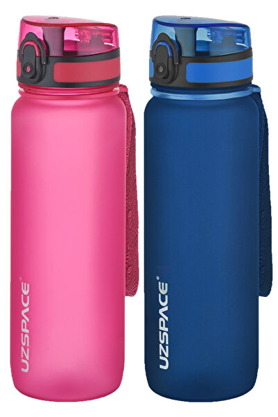 Uzspace 2-Piece Tritan Flask Set 800 Ml 14 Different Color Options Fiftyfifty