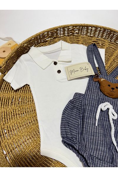 By Murat Bebe Baby Summer Salopet Set