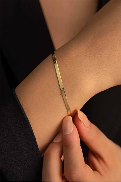 Pigna Aksesuar سوار نسائي بسلسلة إيطالية – ستانلس ستيل لا يصدأ، تصميم أنيق، م...