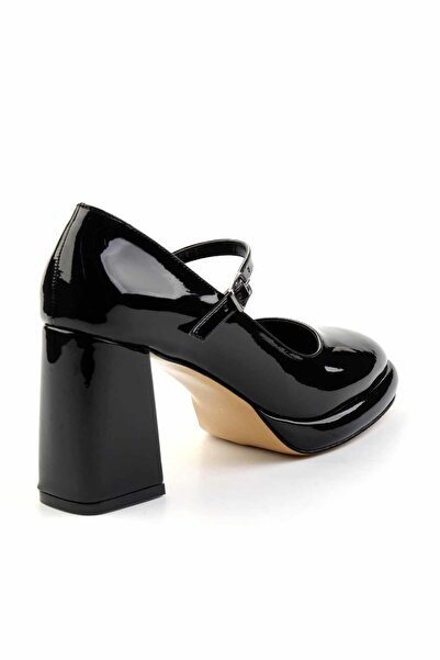 Bambi Siyah Kadın Klasik Topuklu Ayakkabı K01231414608