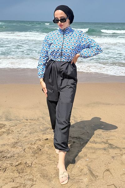Tesettür Diyarı Denista 3-Piece Hijab Swimsuit Set