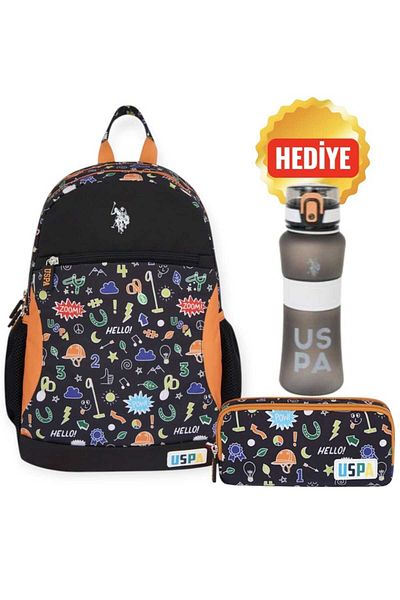U.S. Polo Assn. Primary School Bag, Pencil Bag