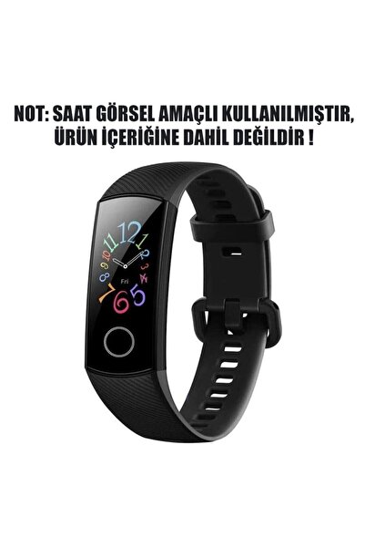 Huawei Honor Band 4 Kordon, Silicone Sport Band Mavi