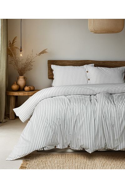 Menderes Home Комплект завивки с двойни райета от Cotton Collection, Reveboheme