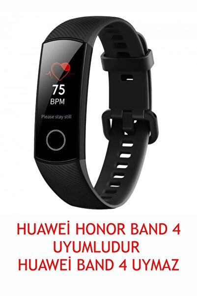 Huawei Honor Band 4 Uyumlu Kordon SİYAH