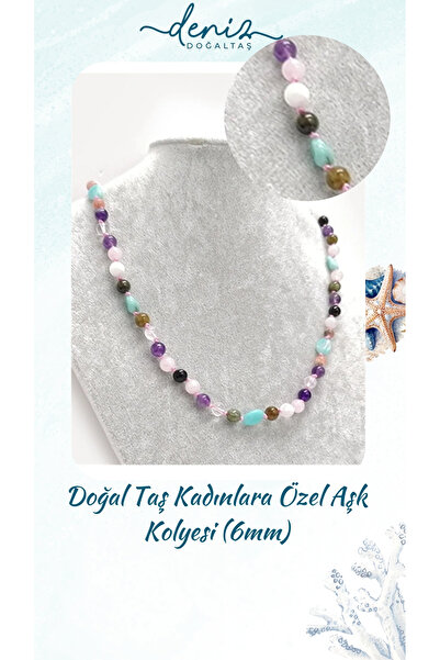 Deniz Doğal Taş Sertifikalı Orjinal ( Taşlar) Doğaltaş Kadınlara Özel Aşk Kol...