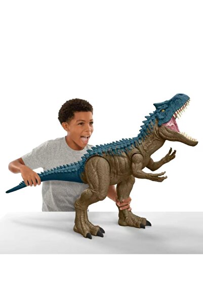 JURASSIC WORLD Devasa Allosaurus Figürü Dinozor Yiyen Büyük Dev Dinozor Figürü