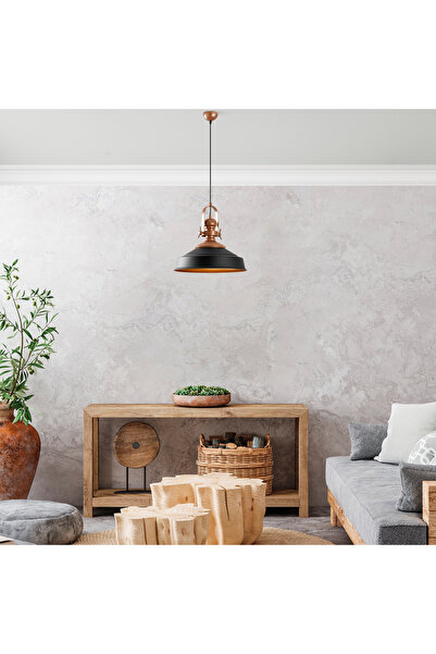 AmberLED Mirage Tekli Sarkıt Aydınlatma Metal Sıvama, Ev, Ofis, Cafe, Restoran Avizeleri, E27 Duy