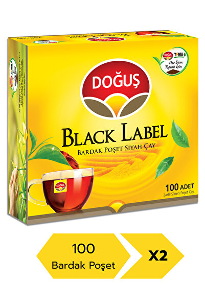 Doğuş Black Label 100’lü Bardak Poşet Çay X 2 Adet