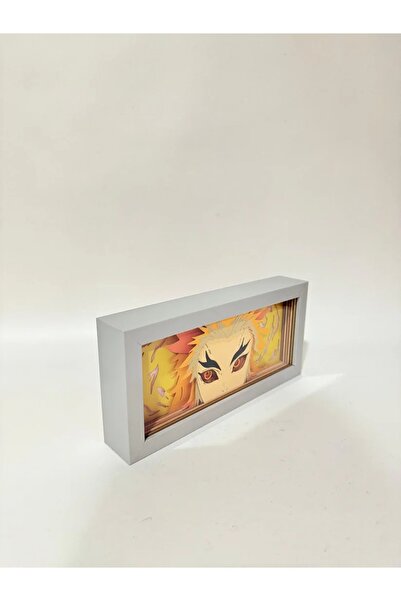 GünArt Rengoku 3D Anime Lightbox Işıklı Kutu Tablo