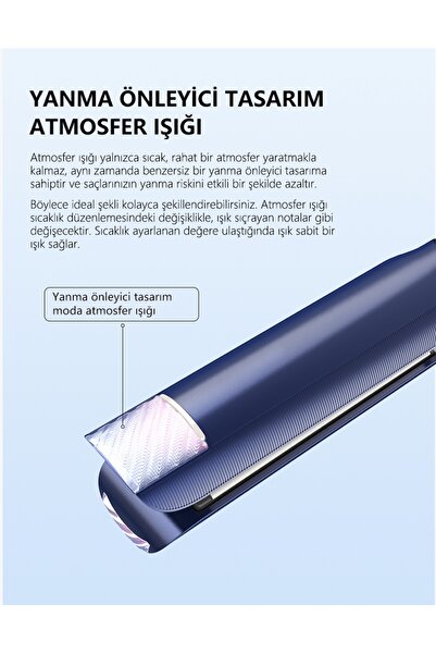 Lydsto Beauty Steam Flow Buharlı Saç Düzleştirici ve Saç Şekillendirici (DarkSlateBlue)