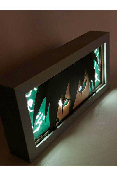 GünArt Sasuke2 3D Anime Lightbox Işıklı Kutu Tablo