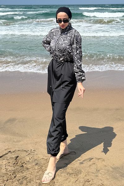 Tesettür Diyarı Denista 3-Piece Hijab Swimsuit Set