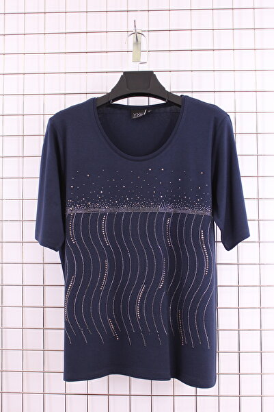 YXL COLLECTION Tricou pentru mamă cu mânecă scurtă din Lycra, cu decolteu, cu...