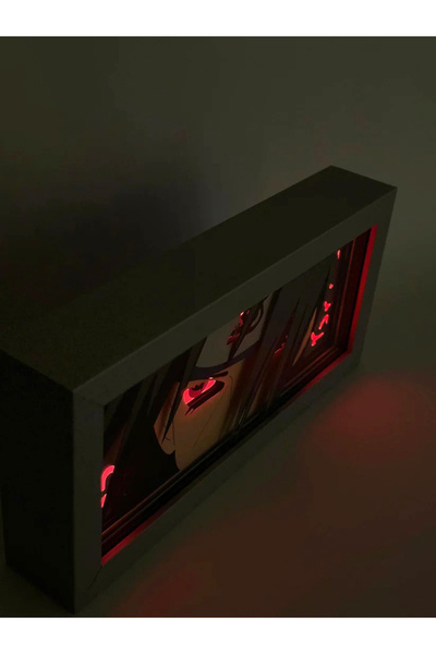 GünArt Young Itachi 3D Anime Lightbox Işıklı Kutu Tablo