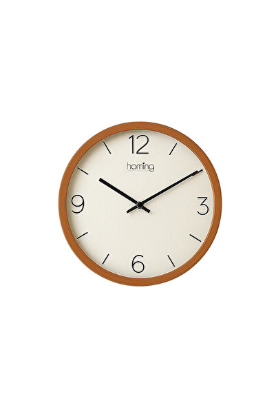 HOMİNG Homing Wood Look Retro Wall Clock 242054