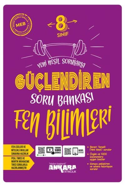 Ankara Yayıncılık Yeni Müf. 8.Sınıf Yeni Nesil Sorularla Güçlendiren Fen Bili...