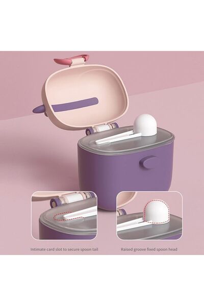 Twisoo Baby Formula Milk Powder Dispenser - Portable Container with Scoop - Airtight, BPA-Free, Spil