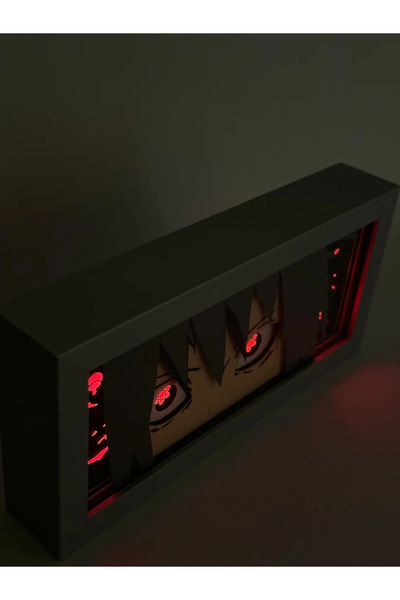 GünArt Sasuke 3d Anime Lightbox Işıklı Kutu Tablo