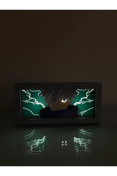 Generic Brand 3D Anime Illuminated Decorative Object Box, Stylish and Modern Home Decoration Piece