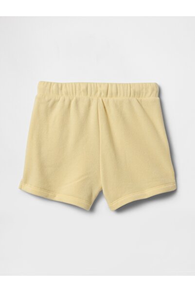 GAP Kız Bebek Sarı Gap Logo Havlu Kumaş Pull-On Şort
