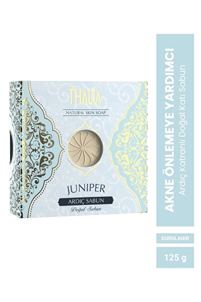 Thalia صابون طبيعي صلب مضاد لحب الشباب مع قطران العرعر 125 جرام