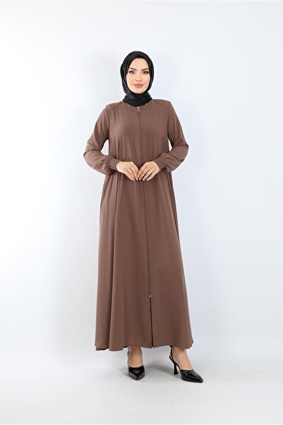 MODA Mevlana Kolu Ribanalı Medine Ipeği Yazlık Ferace