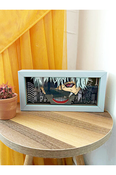 GünArt Dark Kaneki 3D Anime Lightbox Işıklı Kutu Tablo