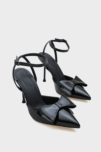 Capone Outfitters Rona Pointed Toe Bow Ankle Strap Women's Shoes