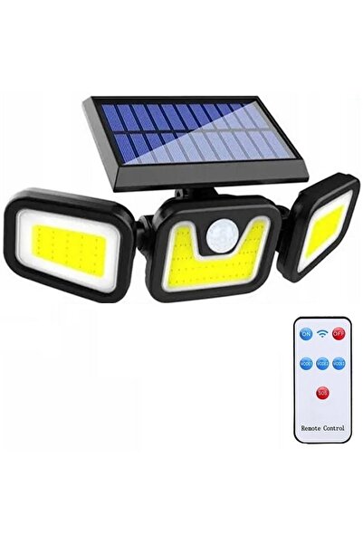 Welora Lampă solară 103 LED COB Welora®, putere 120 W, neagră - Negru