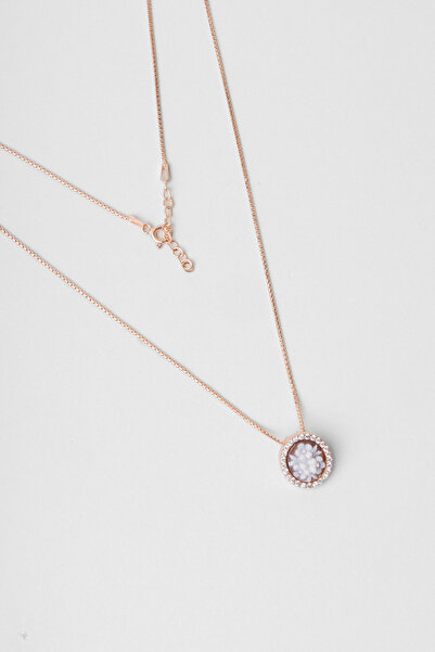 So CHIC... Cameo Italiano 18 Ayar Rose Altın Kaplama Gümüş Kolye