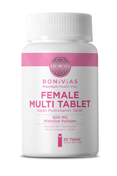 BONİVİAS فيتامينات متعددة متحلل كولاجين، Q10، توراين، ريسفيراترول مكمل غذائي ...