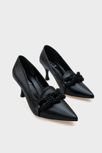 Capone Outfitters Pantofi de damă cu toc mediu cu vârf ascuțit