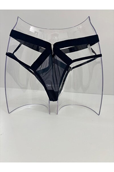 Sempre Amore Tulle Detailed Special Zone Cotton Hipster Panties