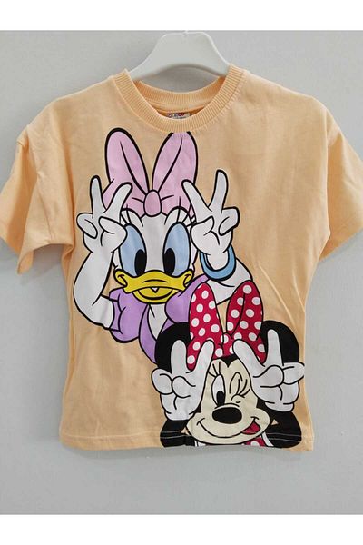 Store Minni and Daisy Girl's Summer Set Top-Bottom Set T-Shirt Shorts Beach