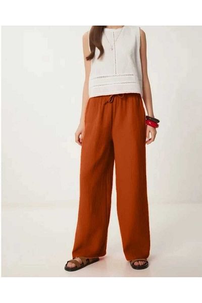 blackbonds Muslin Palazzo Pants