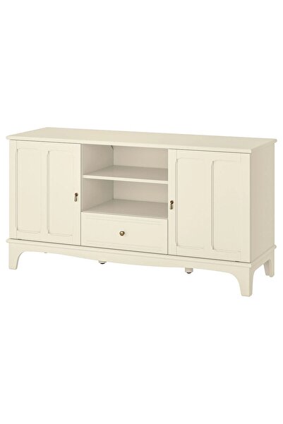 IKEA LOMMARP tv sehpası, koyu mavi-yeşil - açık bej, 159x45x81 cm