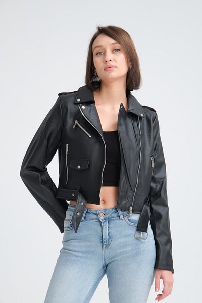 İLKCET MODA Slim Fit Belted Women's Jacket
