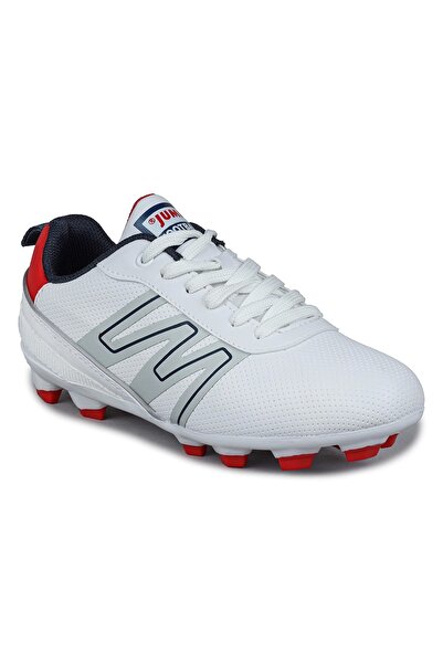 Jump 28843 Білі унісекс дитячі футбольні бутси з шипами для штучного покриття